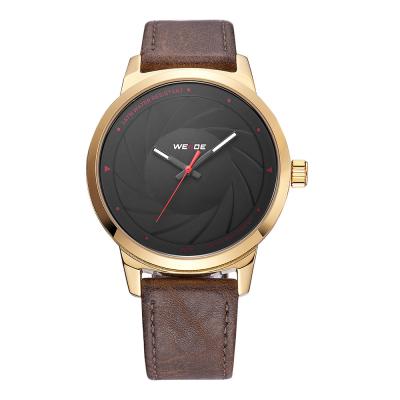 China 2018 Newest Original Design China Gold Auto Date WEIDE WD005G-1C For Teenage Mens New Year Gift Fashion Watches for sale