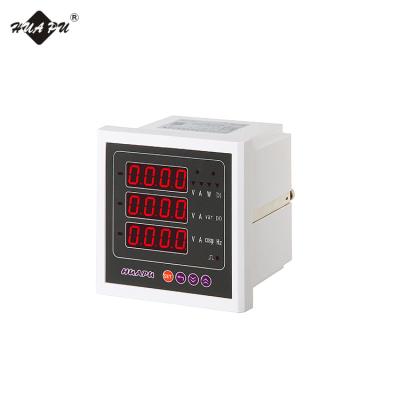 China For measuring various kinds of electrical parameters 72*72mm LED display multi purpose three phase multi meter digital panel meter with RS485 for sale