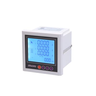 China Mearsure and Show Electric Parameters Digital Three Phase Panel Mount LCD Display Multifunctional Harmonic Overflow Analyzer with RS485 Communication for sale