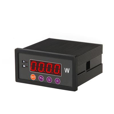 China 96*48mm LED Display Smart Digital Panel Single Phase Electric Power Meter for sale