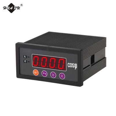 China LED Display Digital Panel COS Meter Single Phase One Row Power Factor Meter 96*48mm 96*48mm for sale