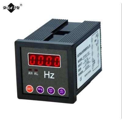 China For Measuring Frequency 48*48mm Hz 48*48mm AC DC DC Power Factor Panel Red Led Hertz Frequency Meter for sale