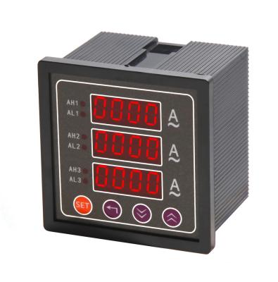 China For measuring factory hot-sales three-phase current three-phase digital current ammeter with LED display for sale