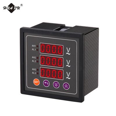 China For Measuring Voltage 96*96mm LED Digital Three Phase Three Phase Voltage Voltmeter for sale