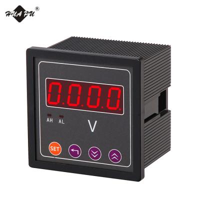 China For Measuring Voltage Single Phase LED Voltage Meter Electric Digital Voltmeter 96*96mm for sale