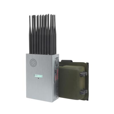 China New 27 antennans portable signal jammer blocks mobile phone 2G, 3G, 4G, 5G, GPS, WIFI,  UHF VHF, RF,LOJACK signals… for sale