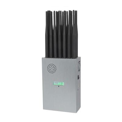 China New design 21 antennans portable signal jammer blocking mobile phone 2G, 3G, 4G, 5G and GPS, WIFI,  UHF, VHF, RF,LOJACK signals… for sale