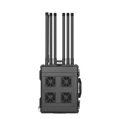 China High Power Draw Bar Box 8 Channels Drone Signal Jammer With  800W High Power And Up To 3000 Meters Shilding Distance  blocks Drone/UAV Signals en venta