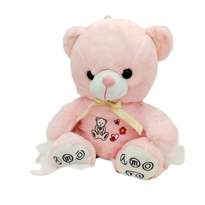 China Cute Hot Selling Cute Teddy Bear Toys Baby Plush Stuffed Toy Polyester Soft Free Sample for sale