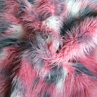 China Hot Selling Auto Upholstery Faux Fur Long Pile Artificial Fur for sale