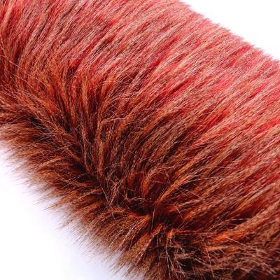 China Hot Sale High Quality Artificial Fur Fabric Auto Upholstery (Faux)Fur Factory High Pile Fox Pile Lining For Winter Clothes for sale