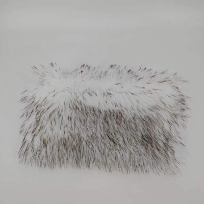 China 2400gm width 185cm width 185cm luxurious artificial fabrics faux fox fur faux fox fur auto plush Chinese factory made for sale