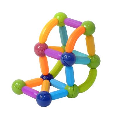 China Popular Children's Building Block Toy Amazon Building Block Educational Building Magnetic Sticks Children Play Magic Magnet Set for sale