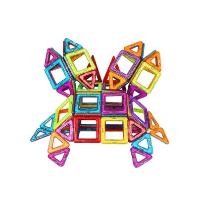 China DIY TOY Hot Selling Amazon Design Eco-Friendly Magnetic Tile Toy Educational Set for sale