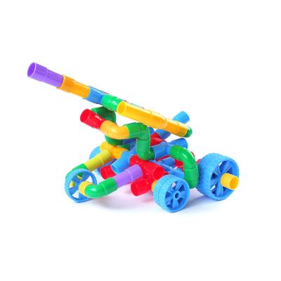 China Building Toy Pp Material Kids Toys 2022 Educational Creative Pipe Building Block for sale