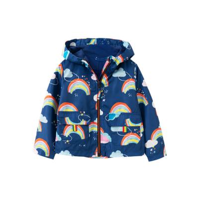 China NEW Breathable Kid Girls Outwear 1 to 10 Years Spring Autumn Regular Thick Hooded Outfits Kids Girls Jackets for sale