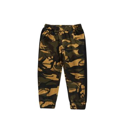 China QUICK DRY Custom Camouflage Cotton Waistband Pockets Boy Sports Full Length Pants Boys Custom Sweatpants for sale