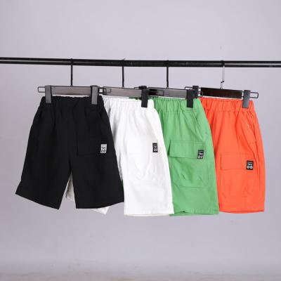 China 2022 Factory Breathable Toddler Boys Shorts 1 To 9 Years Cotton Pocket Knee Length Summer Kids Boy Shorts Wholesale for sale