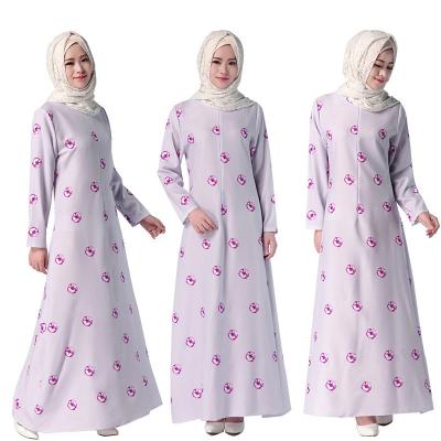 China Wholesale New Clothing Polyester Middle East Long Sleeve Islamic Kaftan Middle Eastern Dress For Muslim Long Dress Muslim Women for sale