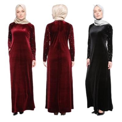 China 90% Polyester+10% Spandex Matchyou Modest Women Clothing Islamic Clothing Wholesale Abaya Women Muslim Dress Traditional Muslim Clothing Malaysia for sale