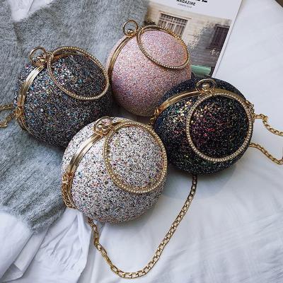 China Fashion Designer Shoulder Bags Circle Ball Luxury Handbags Party Evening Clutch Bags for sale