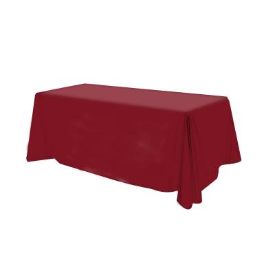 China Retanlge Washable Plain Tablecloth For Party Wedding Hotel for sale