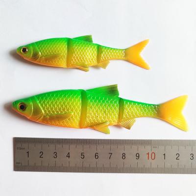 China Multi Section Fishing Soft Lure Alpha Artificial Baits Peche Glide Swimbait PESCA Multi Section Fishing Soft Lure for sale