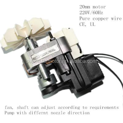 China 20mm thickness shade pole explosion proof motor for nebulizer compressor for sale