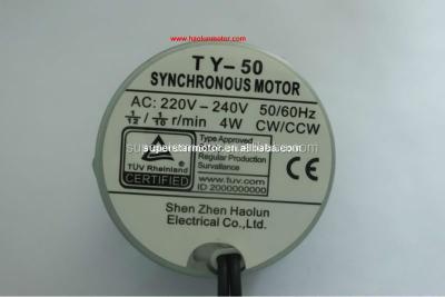 China Printer TY 50 synchronous motor 0.9 rpm .4w for matress bed pump for sale