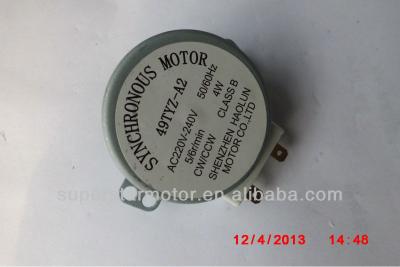 China Waterproof AC Synchronous Motor For Fan / AC Motor 5/6rpm 4w CW/CCW for sale