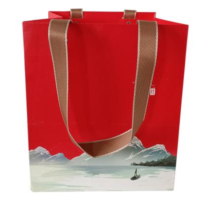 China Durable Custom Creative Custom Cosmetic Bag Gift Logo Paper Bag Shopping Paper Bag for sale