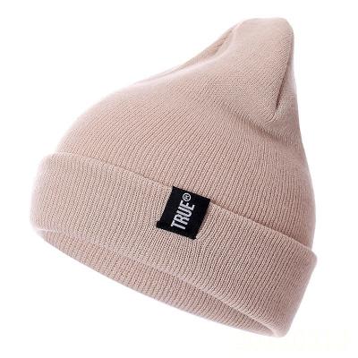 China New JOINT Casual Knitted Hat Hip Hop Hats Solid Color Winter Hat Men's and Women's Casual Unisex Hats for sale