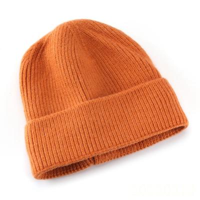 China COMMON Female Solid Color Hat Light Flat Plus Velvet Warm Knitted Hat Outdoor Travel Cycling Anti-Cold Ear Hats Protection Wool Hats for sale