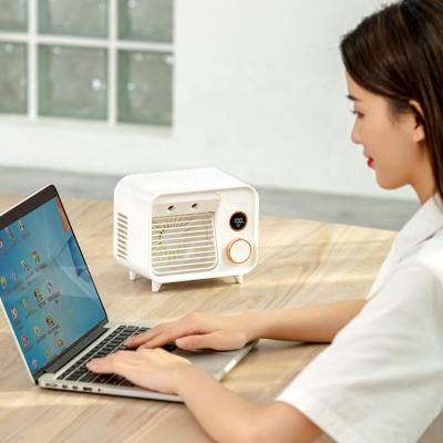 China Hotel USB Rechargeable Mini Portable Air Conditioner Water Air Conditioners With Air Cooling Smart Mini Fan for sale