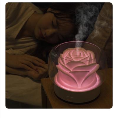 China Unique Car Essential Oil Aroma Aromatherapy Air Humidifier with Light Ultrasonic Spray Small Portable Aromatherapy Diffuser for sale