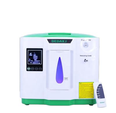 China DEDAKJ De-2A Oxygen Concentrator 2-9L Adjustable Portable Oxygen Generator DE-2AW Home Use 24 Hours for sale