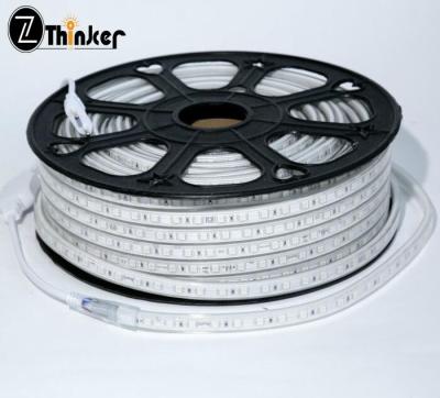 China Copper 5050 High Voltage Led Strip 50 100 Meter One Roll Outdoor Commercial Building Light for sale