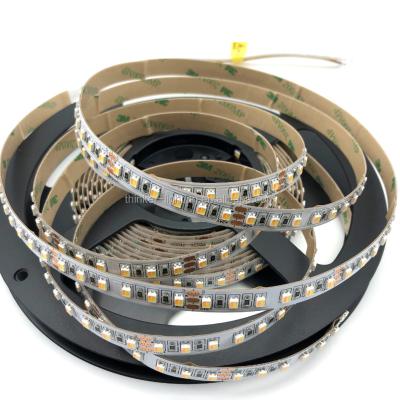 China Double 2in1 SMD3528 120leds/m 3000K+6500K LE CCT LED White Desk Strip Lights for sale