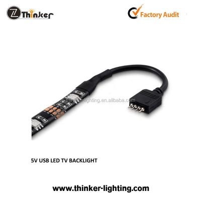 China TV Backlight China Supplier 5050 RGB TV Backlight 5V Led Strip With Accessories For HDTV for sale