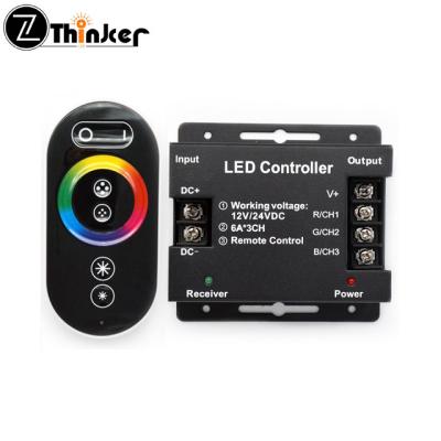 China Small Touch Led RGB Controller Black Outdoor For RGB Strip Light L206.5*W136*H43mm for sale