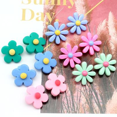 China Factory direct sale color plastic flower buttons for clothes jacket placket shirt decoration viable for sale