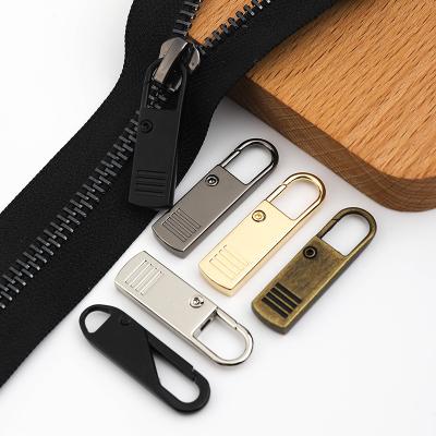 China Factory Direct Zipper Slider Zipper Slider Custom Made Direct Nickel Free Zipper Slider Nylon Metal Resin Metal Resin Zipper Head for sale