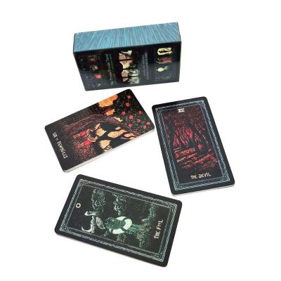 China Custom Classic Paper Decks Silver Plated Tarot Cards For Sale for sale