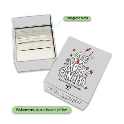 China Trading Sexy Sleeves Logo Golf Party Design Plastic Game Paper Drinking Paper Card Case for sale