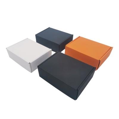 China Recyclable Custom Logo Easy Fold Color Mailing Box Small Mailing Box Carton Shipping Box Thick for sale