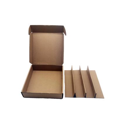 China Recyclable Custom Thick Brown Kraft Mailing Box Logo Paper Folding Box Recyclable Carton Shipping Box Packaging for sale