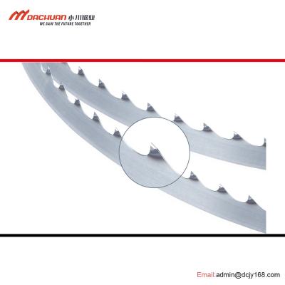 China . High Speed ​​Straight Edge 13x0.8mmx10mm Smooth Teeth Pitch Width Carbide Slanted Woodworking Band Saw Blade for sale