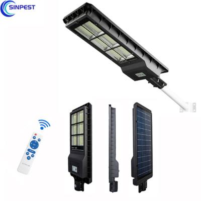 China Factory Wholesale Custom Logo Waterproof Ip 65 High Lumen Black Solar Street Light Outdoor ROAD for sale