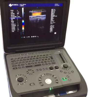 China RUIHUA DU8-M1 metal model with two probe connectors echo ultrasound heart machine Doppler laptop medical electronic device for sale