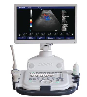 China Doppler ultrasonic cart to metal color Doppler machine manufacturer DU8-M5 RUIHUA abdominal and gynecology ultrasound instruments for sale